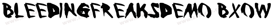 BleedingFreaksDemo-BXOw字体转换