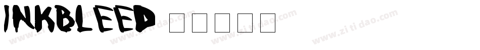 Inkbleed字体转换