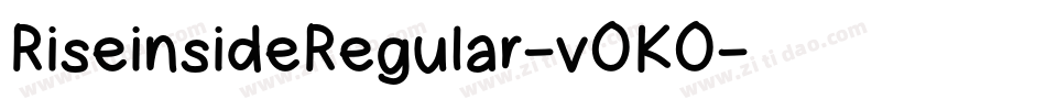 RiseinsideRegular-vOKO字体转换