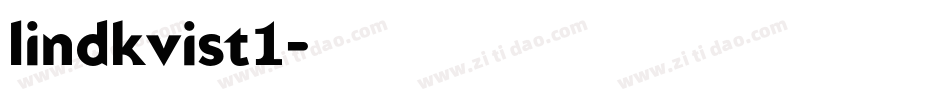 lindkvist1字体转换