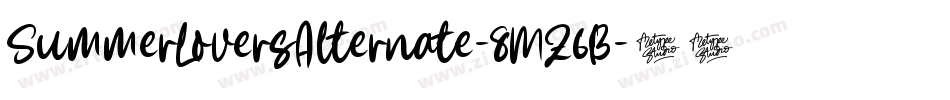 SummerLoversAlternate-8MZ6B字体转换
