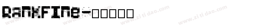 Rankfine字体转换