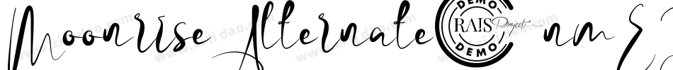 MoonriseAlternate-nmEJ字体转换
