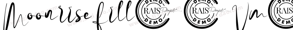 MoonriseFill-1Vm4字体转换