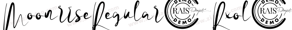MoonriseRegular-Rxol字体转换