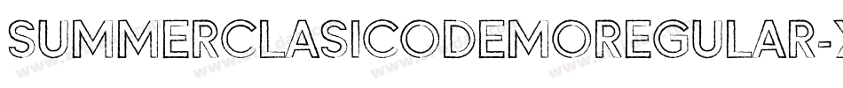 SummerClasicoDemoRegular-Yxlv字体转换 SummerClasicoDemoRegular-Yxlv字体转换