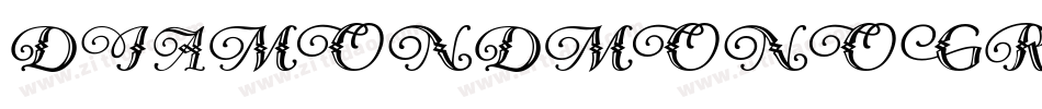 DiamondMonogramBook字体转换