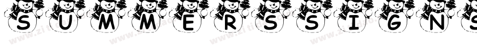 SummersSigns-d5xR字体转换