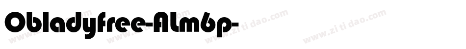Obladyfree-ALm6p字体转换