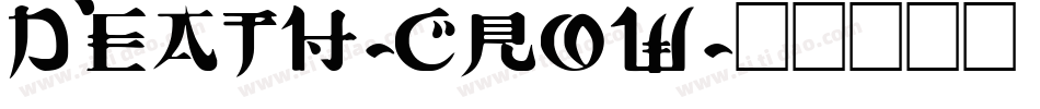 DEATH-CROW字体转换