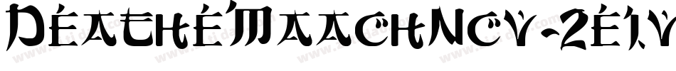 DeatheMaachNcv-2ejv字体转换