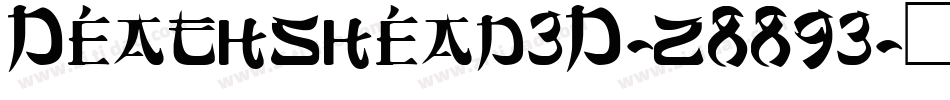 Deathshead3D-z8893字体转换