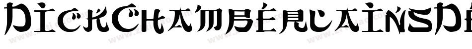 DickChamberlainsDeathF字体转换