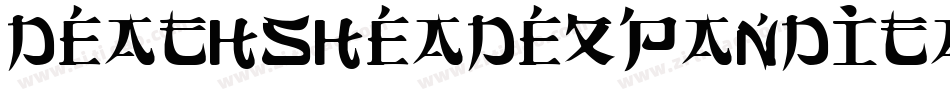 deathsheadexpandital字体转换