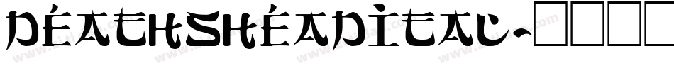 deathsheadital字体转换