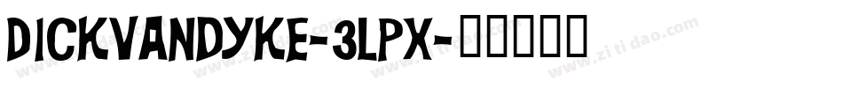 Dickvandyke-3lPX字体转换