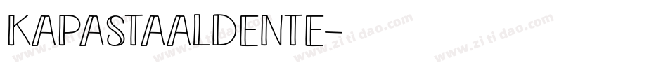 KAPastaAldente字体转换