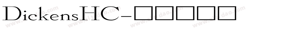 DickensHC字体转换