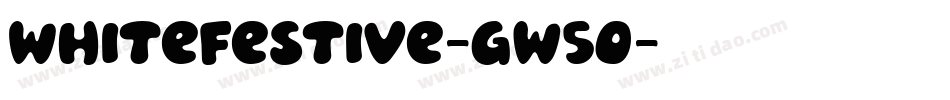 WhiteFestive-Gw5O字体转换