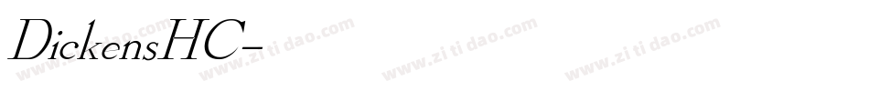 DickensHC字体转换