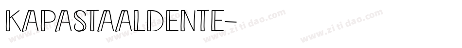KAPastaAldente字体转换