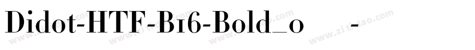 Didot-HTF-B16-Bold_0手机版字体转换