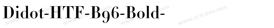 Didot-HTF-B96-Bold字体转换