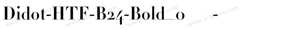 Didot-HTF-B24-Bold_0手机版字体转换