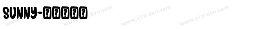 sunny字体转换