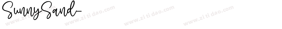 SunnySand字体转换