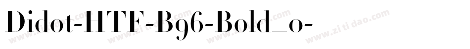 Didot-HTF-B96-Bold_0字体转换