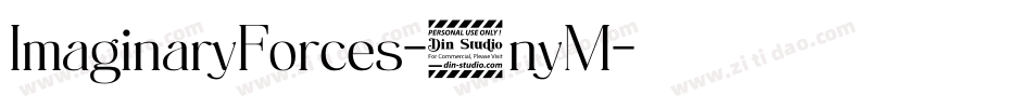 ImaginaryForces-8nyM字体转换