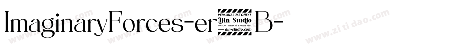 ImaginaryForces-er0B字体转换