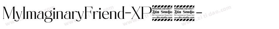 MyImaginaryFriend-XP99字体转换