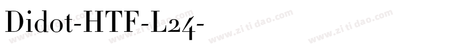 Didot-HTF-L24字体转换