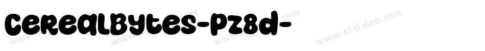 CerealBytes-Pz8d字体转换