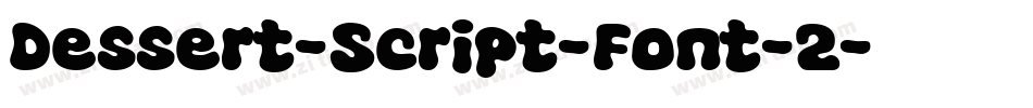 Dessert-Script-Font-2字体转换