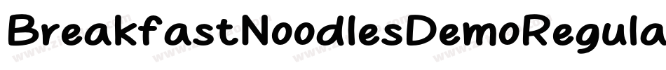 BreakfastNoodlesDemoRegular-1Ga5L字体转换