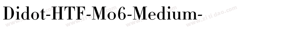 Didot-HTF-M06-Medium字体转换
