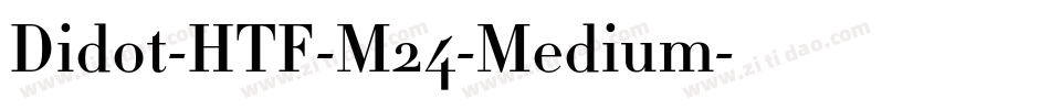 Didot-HTF-M24-Medium字体转换