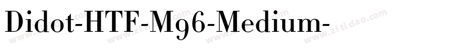 Didot-HTF-M96-Medium字体转换