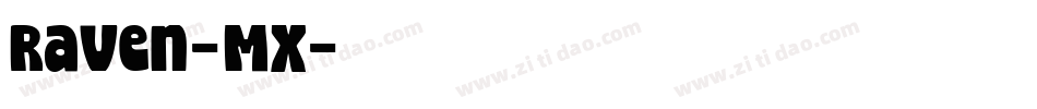 Raven-Mx字体转换