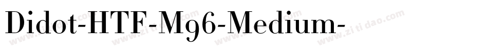 Didot-HTF-M96-Medium字体转换
