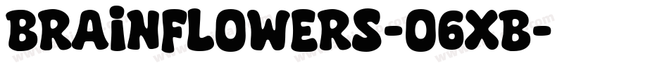 BrainFlowers-o6XB字体转换