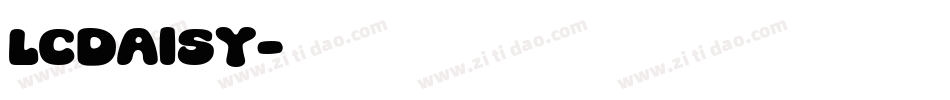 LCDaisy字体转换