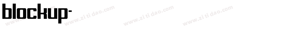 blockup字体转换