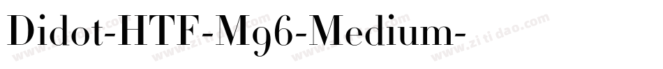 Didot-HTF-M96-Medium字体转换
