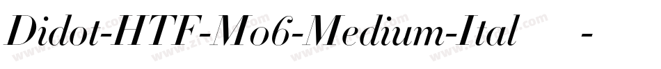 Didot-HTF-M06-Medium-Ital手机版字体转换