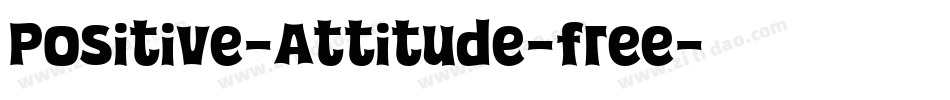 Positive-Attitude-free字体转换
