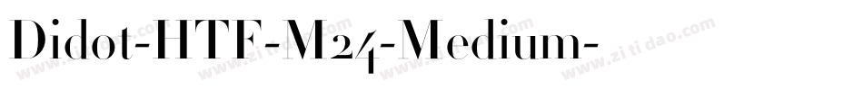 Didot-HTF-M24-Medium字体转换